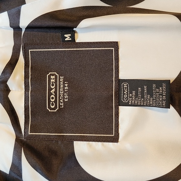 Coach Navy Blue Trench Jacket - Picture 4 of 5